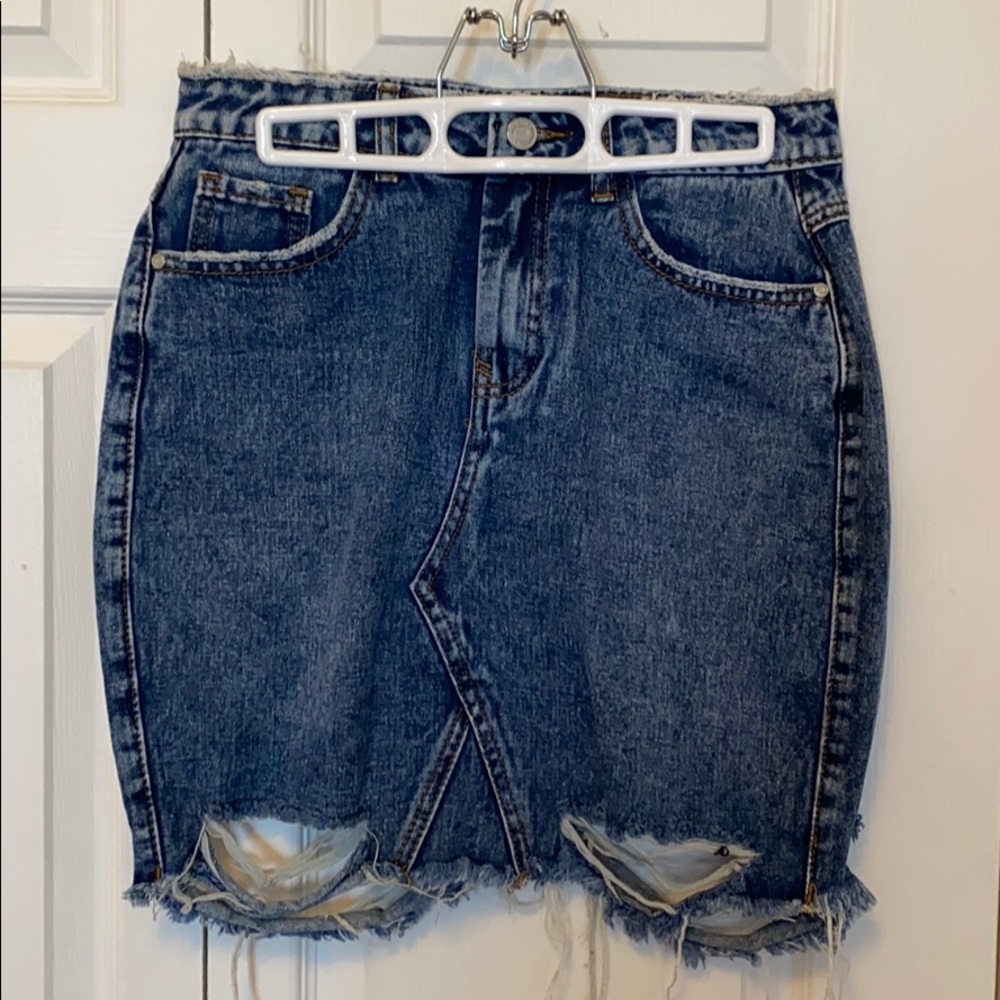 Missguided Denim Skirt